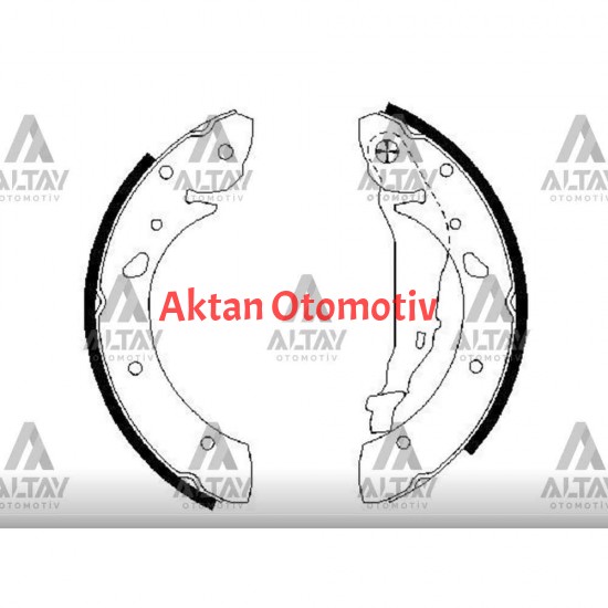 FREN BALATA AVENSIS  98-02 PABUÇ ARKA