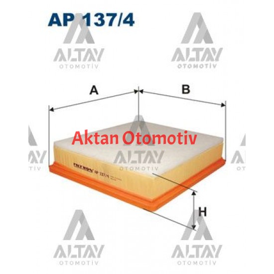 HAVA FİLTRESİ MASTER II / MOVANO 03= 2.5 SÜNGERLİ