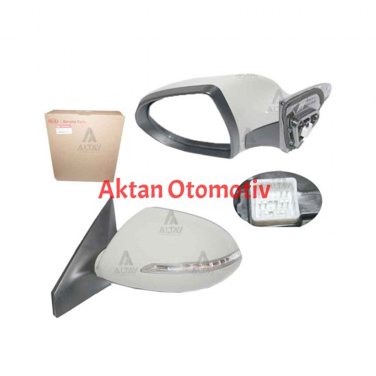 AYNA DIŞ DİKİZ SPORTAGE 11-16 ELEKTRİKLİ ISITMALI SİNYALLİ OTOMATİK KATLANIR SOL 9 FİŞLİ