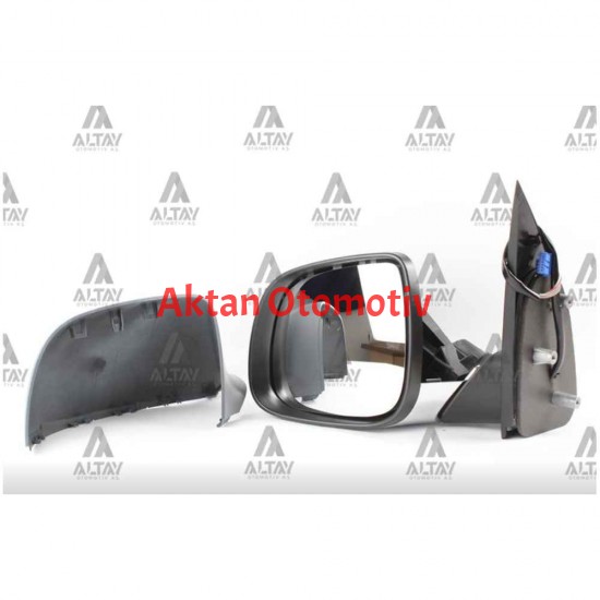 AYNA DIŞ DİKİZ AMAROK 10= ELEKTRİKLİ, ISITMALI, ASTARLI, KROM KAPAK SOL