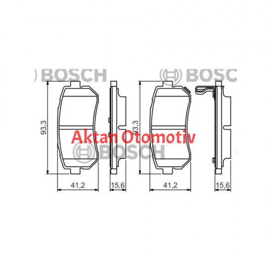 FREN BALATA IX-35 11-12 / SPORTAGE 11-12 / I-20 08-12 / I-30 08-12 ARKA