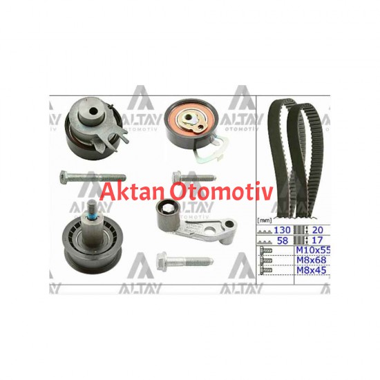 TRIGER SETI POLO / GOLF4 / BORA / A3 / CORDOBA / IBIZA 01-12 AHW-BBY-BKY-BCB-CGGB-AUA-BBZ 1.4 16V-1.6 16V (4 BILYALI) (036109243AG=60*8*19)