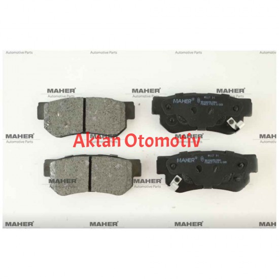 FREN BALATA GETZ 03-11 / SONATA 99-11 / SANTAFE 01-06 / TUCSON 05= / SPORTAGE 97= DİSK ARKA FREN BALATA GETZ 03-11 / SONATA 99-11 / SANTAFE 01-06 / TUCSON 05= / SPORTAGE 97= DİSK ARKA