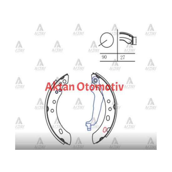FREN BALATA MICRA  92-01 PABUÇ ARKA