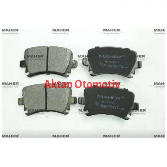 FREN BALATA CADDY III 04-15 / GOLF5 03-09 / JETTA III 05-10 / PASSAT 08-12 / PASSAT 05-08 ARKA