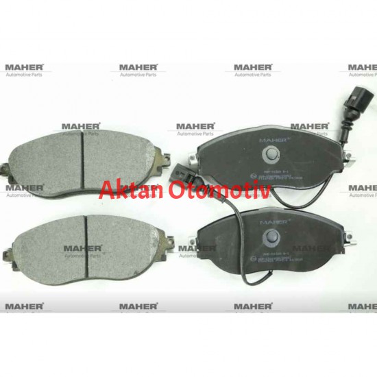 FREN BALATA GOLF6 12= / PASSAT 14= / PASSAT 08-12 / LEON 12= FİŞLİ ÖN BÜYÜK