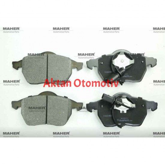 FREN BALATA PASSAT  97-05 / A4 99-05 / A6 98-05 1.8T-1.9 KULAKLI FİŞLİ ÖN