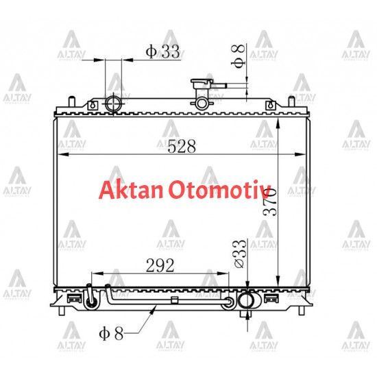 RADYATÖR SU ACCENT 06-11 ERA DİZEL A-T BRAZING