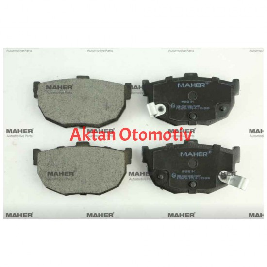 FREN BALATA ELANTRA  96-06 / CERATO 05= DİSK ARKA