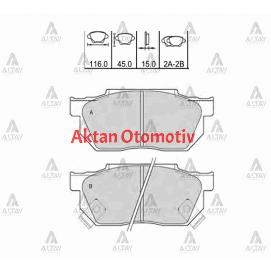 FREN BALATA CIVIC     88-91 ÖN