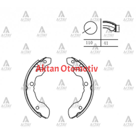 FREN BALATA CARRY   89-98 KALIN PABUÇ ARKA