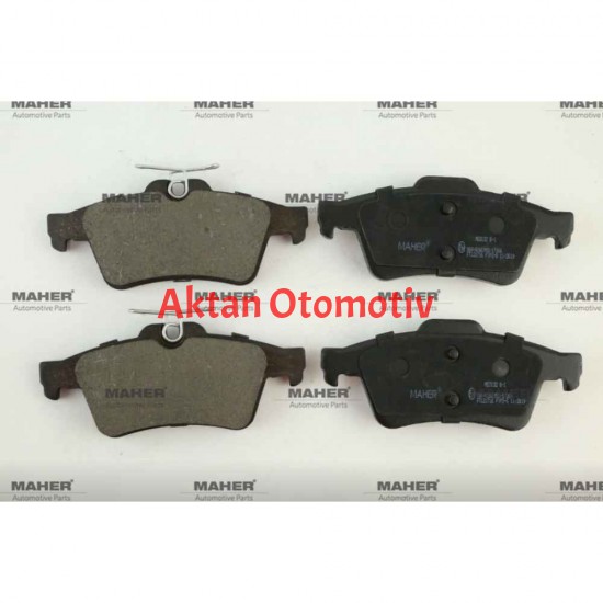 FREN BALATA /  MAZDA 3 03-11 / PRIMERA 03=  / C5 / C-MAX / FOCUS 11-15  / VECTRA C / S-40 / / GRAND C-MAX 11= / C-70 / TRANSIT CONNECT 13=  DİSK ARKA