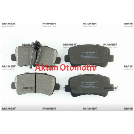 FREN BALATA MASTER III 10= / MOVANO B 10= (TEK TEKER FİŞLİ) ARKA