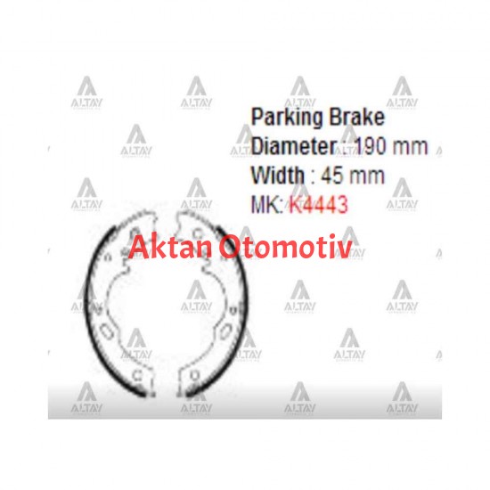 FREN BALATA EL CANTER 515 / 659 / NPR-59 / NPR-66 PABUÇ