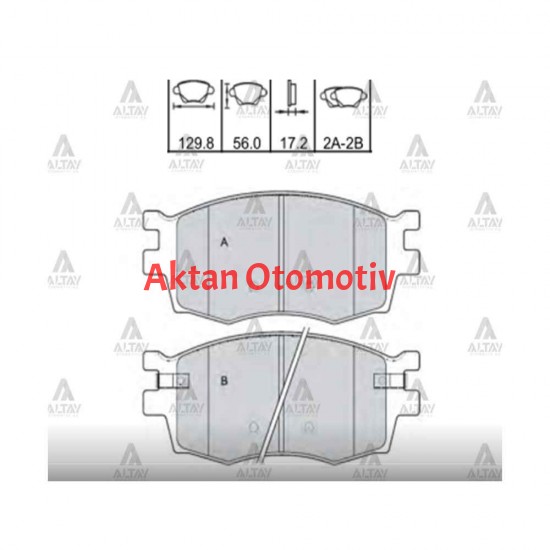 FREN BALATA ACCENT 06-11 ERA / RIO 06-11 / I-20 09-14 ÖN