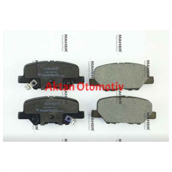 FREN BALATA MAZDA 6 13= / ASX 10= / OUTLANDER 12= / 4008 12= / C4 AIRCROSS 12= ARKA