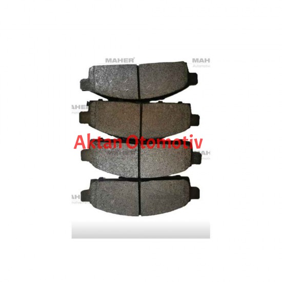 FREN BALATA L-200 06-19 / FULLBACK PICK-UP 16= ÖN YAY DELİKLİ