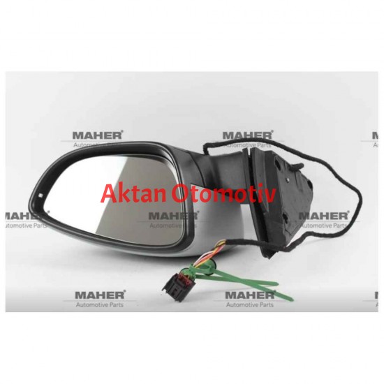 AYNA DIŞ DİKİZ PASSAT 10-14 ELEKTRİKLİ, ISITMALI, SİNYALLİ, ASTARLI SAĞ