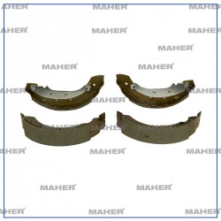 FREN BALATA LOGAN I 04-10 / SAXO  96-04 / XSARA 97-05 LEVYELİ ABSLİ PABUÇ ARKA