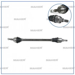 AKS KOMPLE ÖN 308 (T9) / PARTNER VU (K9) / RIFTER (K9)  16= COMBO E 1.2-1.5-1. 6 EB2/EC  SAG MEKANİK 921 mm