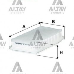 HAVA FİLTRESİ COROLLA 02-06 / AVENSIS 03-09 2.0 D4D DİZEL