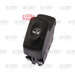 DÜĞME CAM AÇMA KANGOO / MEGANE I / CLİO (TEKLİ) 6 PİN SOL