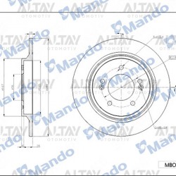 FREN DISKI I-30 17= / NIRO 18-19 / IONIQ 18-19 / KONA 19= / CEED 19= / XCEED1.6 GDI - HYBRID ARKA 284-5 (ADET) FREN DISKI I-30 17= / NIRO 18-19 / IONIQ 18-19 / KONA 19= / CEED 19= / XCEED1.6 GDI - HYBRID ARKA 284-5 (ADET)