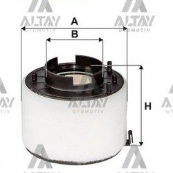 HAVA FİLTRESİ A4 / A5 / Q5 12-16 2.0 TDI CSUA-CSUB-CNHC-CAHB (SİLİNDİR TİP) HAVA FİLTRESİ A4 / A5 / Q5 12-16 2.0 TDI CSUA-CSUB-CNHC-CAHB (SİLİNDİR TİP)