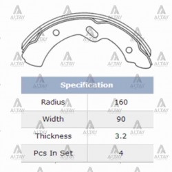 FREN BALATA CANTER 449 PABUÇ ÖN