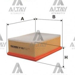 HAVA FİLTRESİ 206 / XSARA 98= 1.4-1.6-2.0 SÜNGERLİ