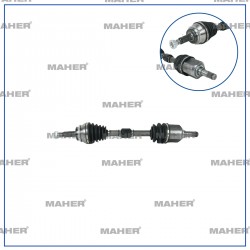 AKS KOMPLE ÖN VERSO 04-09 / SOL 1.6 ABSLİ 48 DİŞ A-T / M-T 650mm