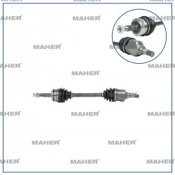 AKS KOMPLE ÖN AURIS 06= / COROLLA 06= / 1.33-1.4-1.6 VVTI M-T 6 İLERİ BENZİNLİ SOL 662mm