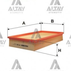 HAVA FİLTRESİ W210 E SERİ 83-99 OM601-602-603