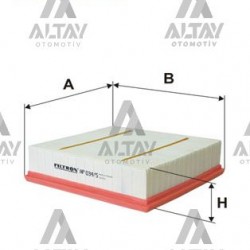 HAVA FİLTRESİ W176 / 246 / 117 SERİ A-B 12= OM 651-607