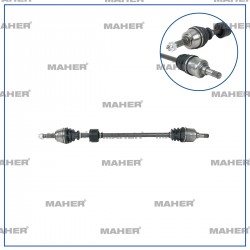 AKS KOMPLE ÖN DOBLO 01-10 / SAĞ 1.4 930,5mm