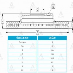 FREN KAMPANASI L-200  97-06 K14-K16 / PAJERO 91-00 / ARKA