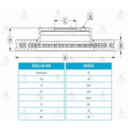 FREN KAMPANASI L-200  97-06 K14-K16 / PAJERO 91-00 / ARKA