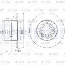 FREN DISKI CADDY / GOLF5 / GOLF6 / JETTA / A3 / LEON 04-13 / ARKA 260mm (SET) FREN DISKI CADDY / GOLF5 / GOLF6 / JETTA / A3 / LEON 04-13 / ARKA 260mm (SET)