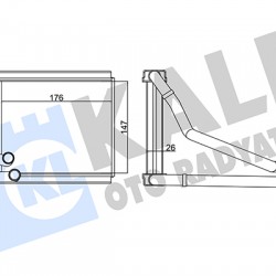 KALORİFER RADYATÖRÜ JAZZ 09-12 KALORİFER RADYATÖRÜ JAZZ 09-12