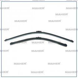 SILECEK SÜPÜRGESI TAKIM CADDY 04-10 / OCTAVIA 04-12 / A3 02-04 / GOLF5 03-05 / JETTA 05-06 ÇIFT DELIK 24+19 A936S (600mm+480mm)