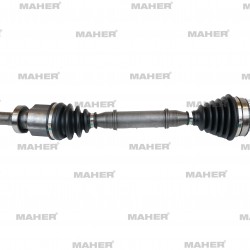 AKS KOMPLE ÖN MEGANE I  96-03 / SCENIC I 99-03 / SAĞ 1.9DT ABSLİ 44 DİŞ 750mm