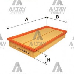 HAVA FİLTRESİ GOLF4 / BORA / A3 / TOLEDO 99-03 1.6-1.8-1.9 TDI AKL-AEH-BFQ-AGR-AHF-AGN HAVA FİLTRESİ GOLF4 / BORA / A3 / TOLEDO 99-03 1.6-1.8-1.9 TDI AKL-AEH-BFQ-AGR-AHF-AGN