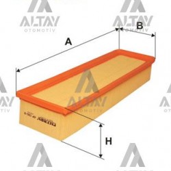 HAVA FİLTRESİ 207 06-13 / C2 03= / C3 02= 1.6 16V