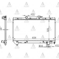 RADYATÖR SU CORONA  92-95 / CARINA 96-97 M-T BRAZING