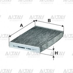 POLEN FİLTRESİ C3 AIRCROSS / CROSSLAND / CROSSLAND X / CORSA F   17= KARBONLU