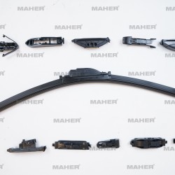 SİLECEK SÜPÜRGESİ TEK TİP ÜNİVERSAL 11 APARATLI 22 MUZ (550mm)