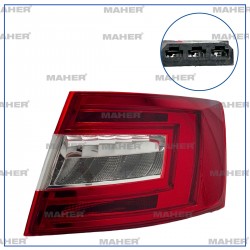 STOP LAMBASI OCTAVİA 13-17 LEDLİ SAĞ