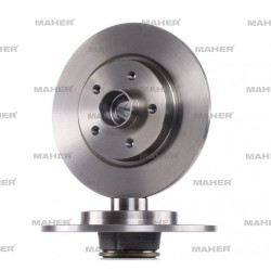 FREN DİSKİ KANGOO II 08= / CITAN 12= ABSLİ PORYALI RULMANLI ARKA DÜZ 274-5