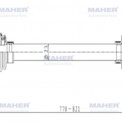 AKS KOMPLE ARKA CRV 07-11 / SOL A-T 2.0 770mm