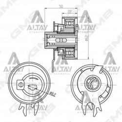 TRİGER GERGİSİ SEAT AROSA / CORDOBA / IBIZA / INCA / SKODA FELICIA / OCTAVIA / VOLKSWAGEN CADDY / GOLF / WENTO / POLO / LUPO / AUDI A8 TRİGER GERGİSİ SEAT AROSA / CORDOBA / IBIZA / INCA / SKODA FELICIA / OCTAVIA / VOLKSWAGEN CADDY / GOLF / WENTO / POLO / LUPO / AUDI A8